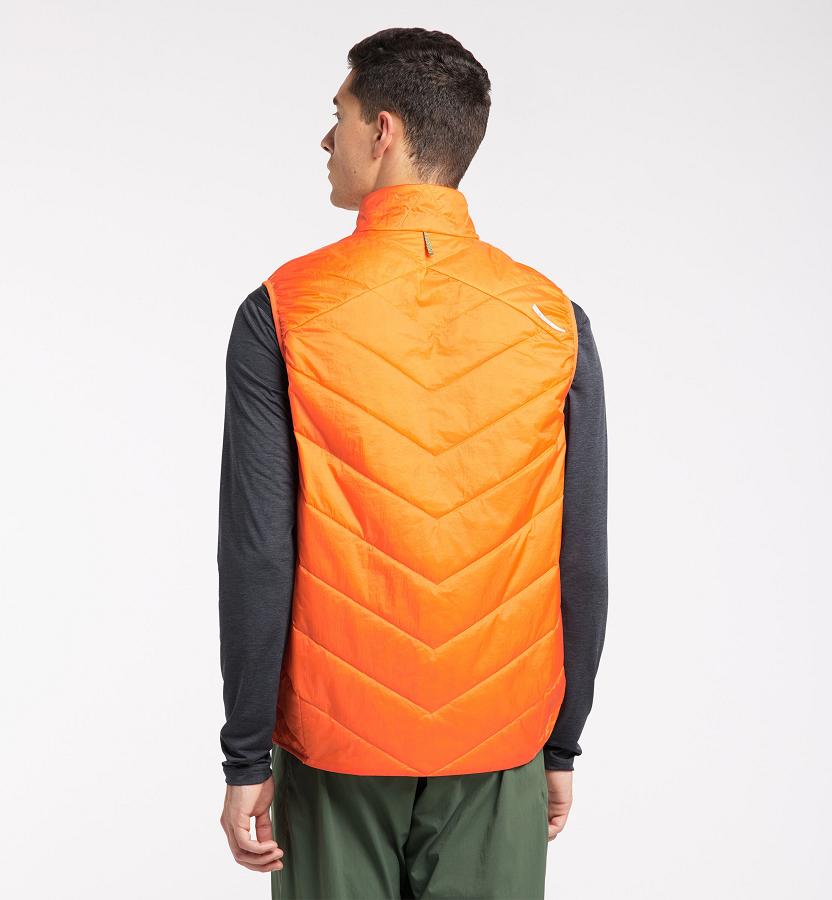 Haglöfs Mens L.I.M Barrier Vest Orange New Zealand 48103UGQV